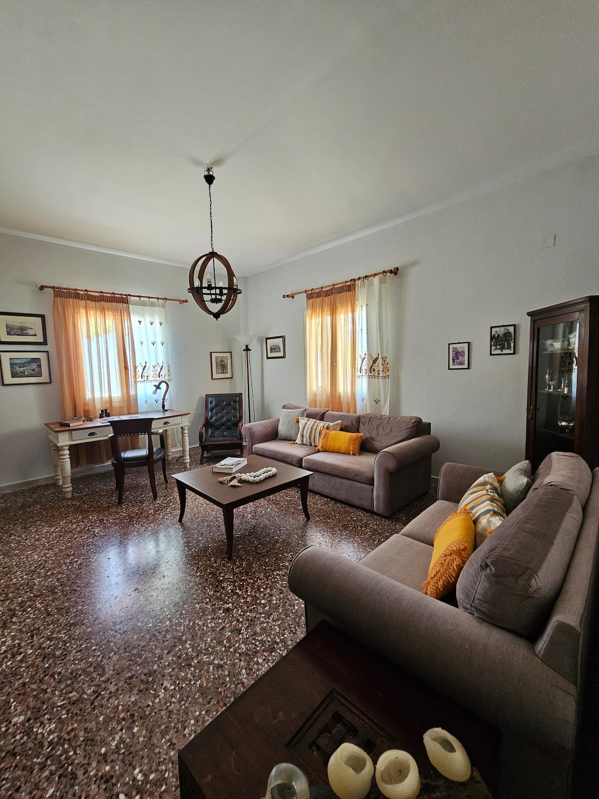 Bright sitting room at Areti's Archodiko